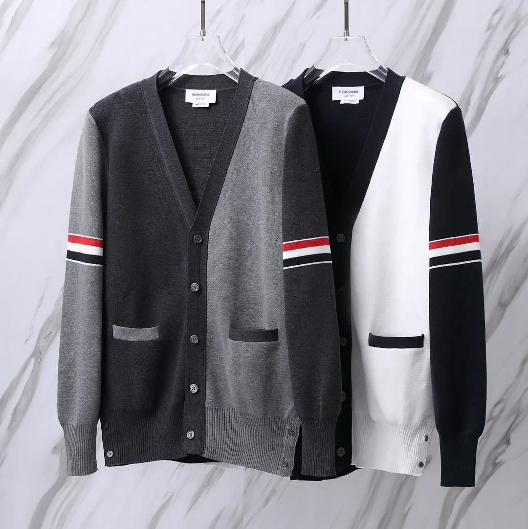 ：M 33（TB ） THOM BROWNE .TB Classic Breathable Same Style ：White/Gray Size：1/2/3/4